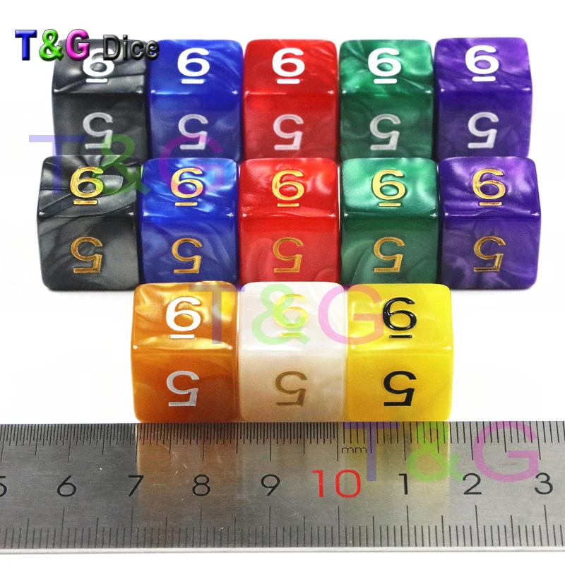 T& G D6 игральные кости для D& D, Rpg 6 сторонних игр кубики многоцветные настольные многогранные наборы, для настольной игры