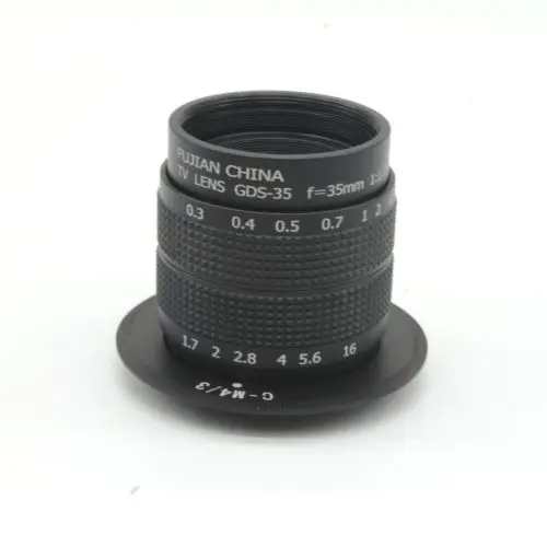 Фуцзянь 35 мм F1.7 CCTV F1.7 объектив+ C крепление для Micro 4/3 M4/3 Olympus OM-D EP1/ II EP2 EP3 EP6 E-PL6/E-PL7/E-PL8 EPL3 E-M5/II E-M10