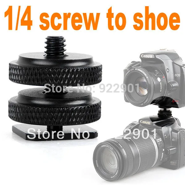 

10pcs Pro 1/4" - 20 Tripod Screw to Flash Hot Shoe Mount Adapter for Nikon SC-28 Dslr Camera