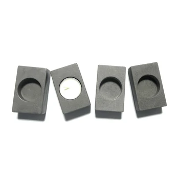 

The simple design of concrete Candlestick crafts Square cement Home Furnishing creative decorative ornaments silicone mold