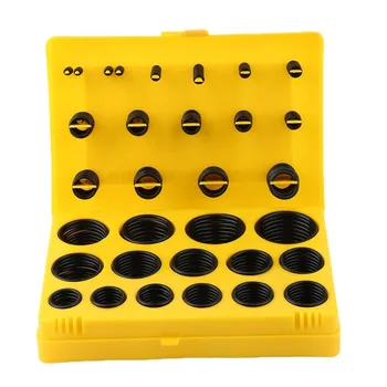 

New 404 Pcs/Set Rubber O Ring Assortment Seal Plumbing Garage Kit With Case for Personal or Professional Workshops and Garages