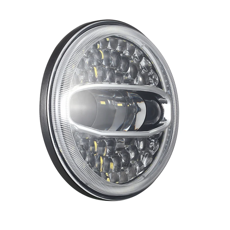 2pcs 7-inch high low beam LED Headlights Day Light with bracket for Lada 4x4 urban Niva Jeep JK Land Rover defender Hummer未标题-6