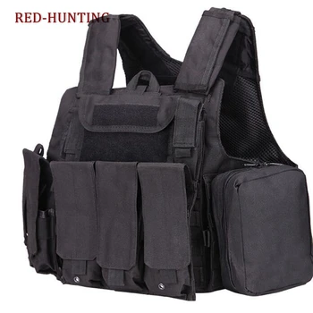 

New Molle CIRAS Airsoft Combat Vest W/Magazine Pouch Releasable Armor Plate Carrier Strike Vests Hunting Clothes Gear