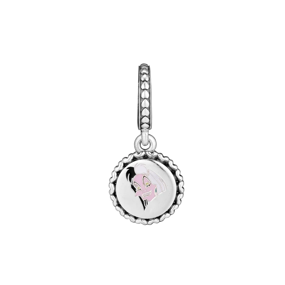 

CKK Cruella De Vil Charm Bead Fit Original Bracelets sterling silver jewelry women Men DIY beads for jewelry making