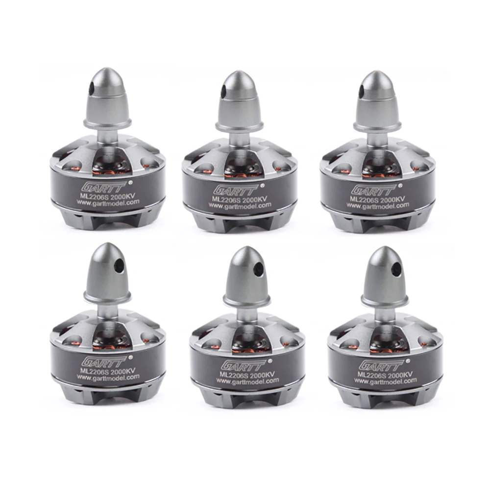 

6 X GARTT ML2206S 2000KV CW CCW Brushless Motor For RC Multicopter Quadcopter RC Lipo Battery