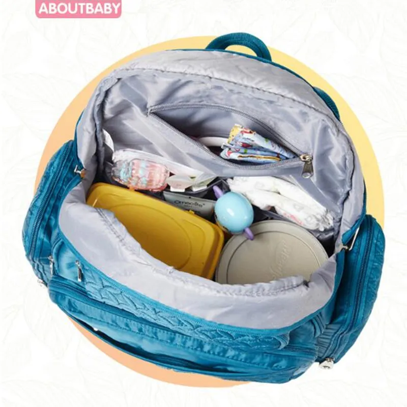 Большая вместительная сумка для детских подгузников, дорожный рюкзак для пеленания, сумка-Органайзер для коляски, сумка для мам и мам