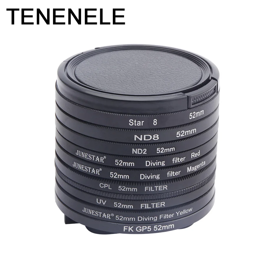 Фильтр для спортивной камеры TENENELE Go Pro ND 2 8 красный желтый пурпурный фильтр