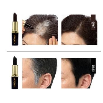 

1PC Long Lasting Temporary Crayons For Hair Dye Pen Cream White Hair DIY Styling Makeup StickFast One-off Hair Color Pen Cover