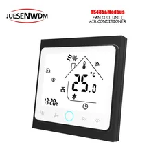 4 трубы 2p ЖК-экран сенсорная кнопка modbus комнатный термостат RS485 для охлаждения/отопления переключатель управления