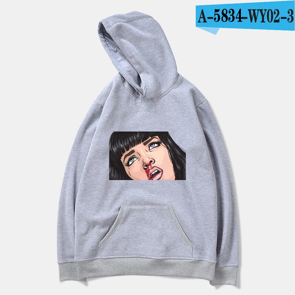 Sudadera mujer Pulp Fiction con capucha - Factory Of Riojans