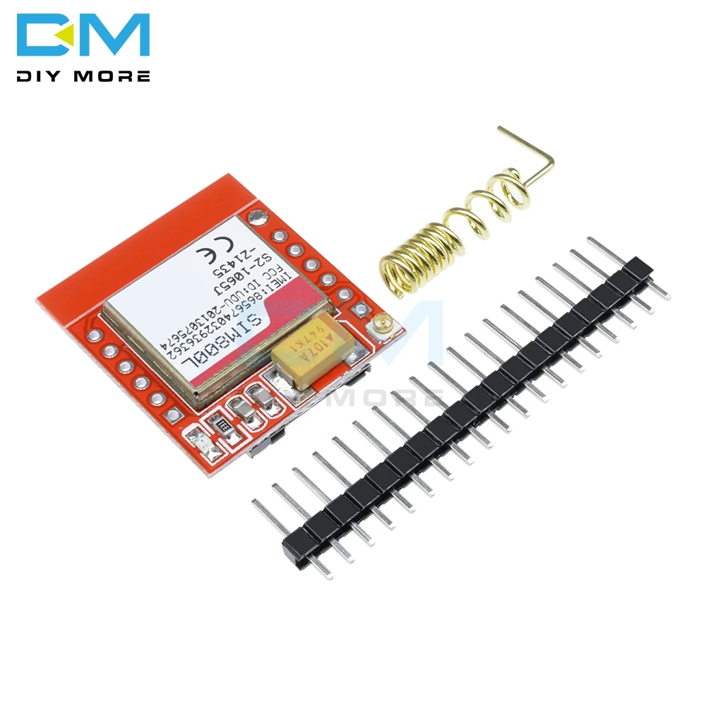 Мини маленький модуль SIM800L GPRS GSM карта MicroSIM Core Беспроводная плата Quad-band ttl последовательный порт с антенной для Arduino DIY