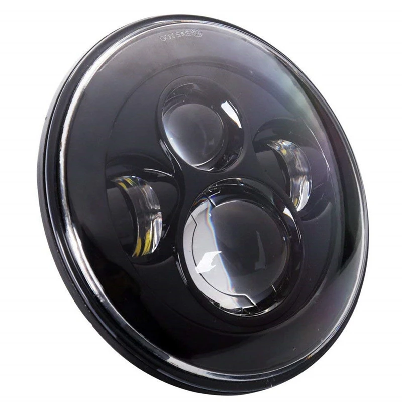 WZJOO 7 inch Светодиодная лампа подходит для Jeep Wrangler 40 Вт светодиодный фары с 4''inch 30