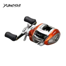 Yumoshi Правая или левая рука катушки для наживки 12+ 1BB 6,2: 1 BaitCast Катушка Рыболовная катушка Mag netic тормоз Капля воды колесная катушка