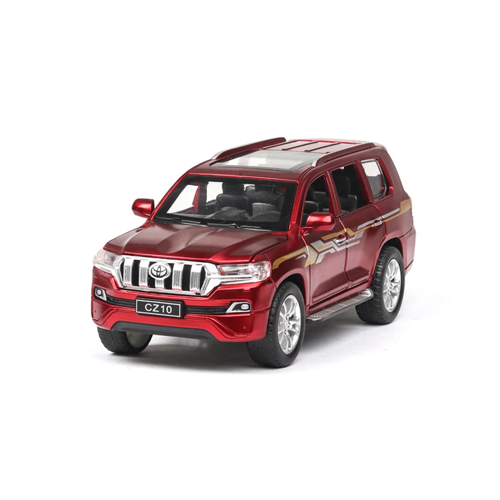 1:24 Prado музыкальная с подсветкой машина Diecasts игрушечный транспорт горячая модель