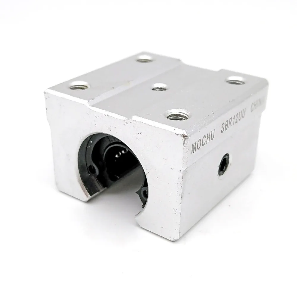 

1PCS MOCHU SBR12UU SBR12 Linear Bearing 12mm Open Block Linear Bearing Slide CNC Router Linear Slide