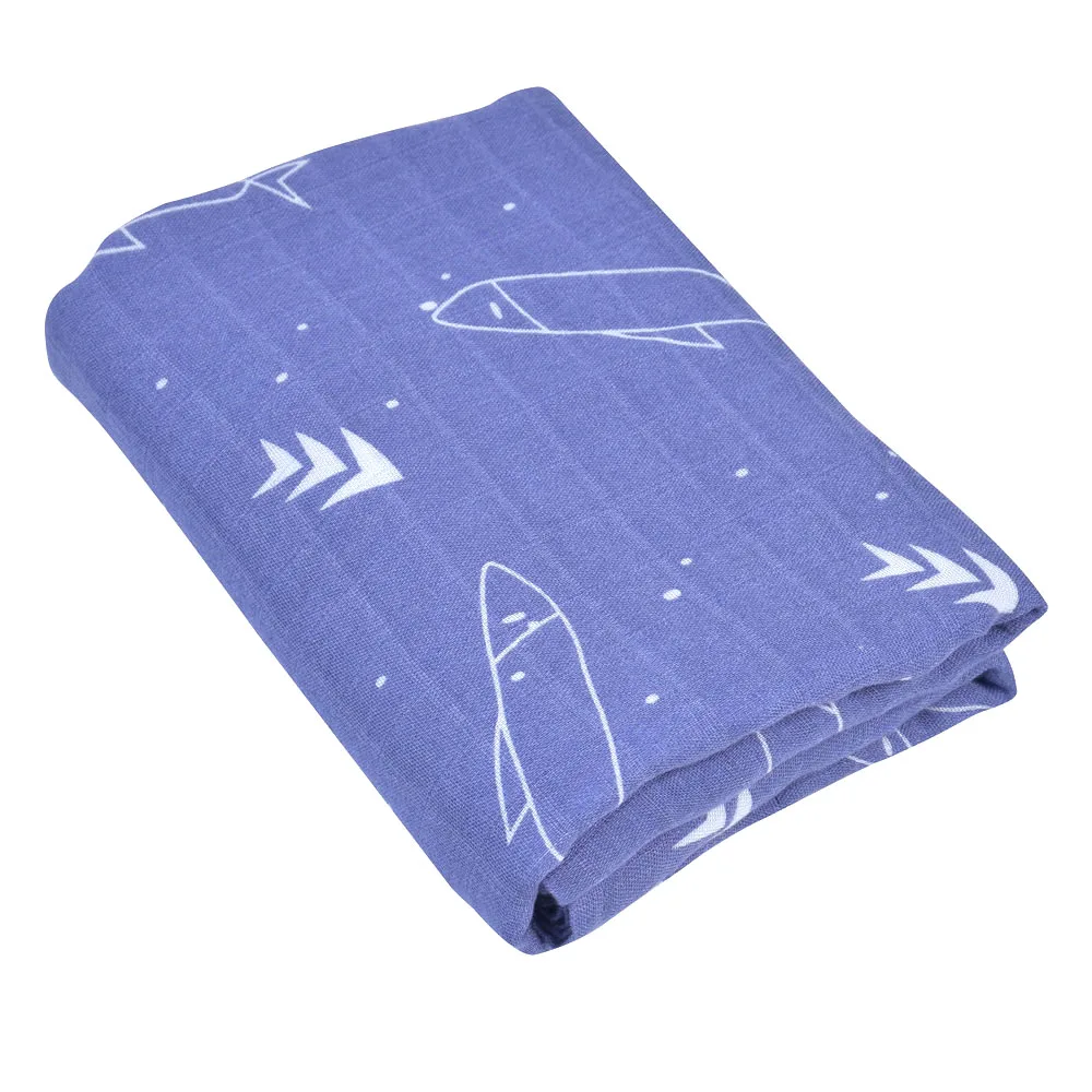 Бамбуковые одеяла из микрофибры для новорожденных, муслиновые детские пеленки, мягкие одеяла для новорожденных, для ванной, для младенцев, накидка для сна, чехол для коляски - Цвет: SX0014