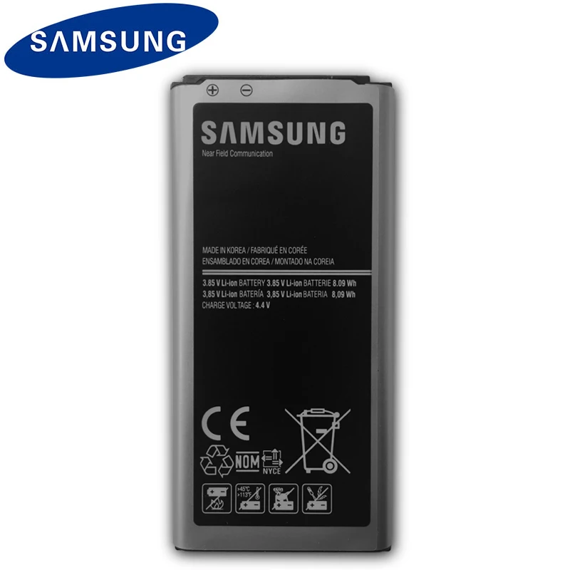 Samsung сменный аккумулятор для телефона EB-BG800BBE для Samsung GALAXY S5 Mini SM-G800F G870a G870W EB-BG800CBE 2100mAh NFC