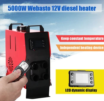 

LCD Remote control AND oil tank 5KW 12V webasto air heater diesel for Boat Ship car van RV Camper -replace Eberspacher D4,Webas