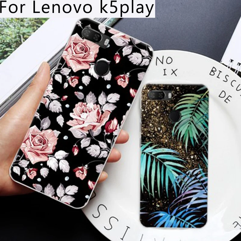 Чехол для Lenovo K5play мягкая задняя крышка с милым мультяшным рисунком K5 play чехол K 5