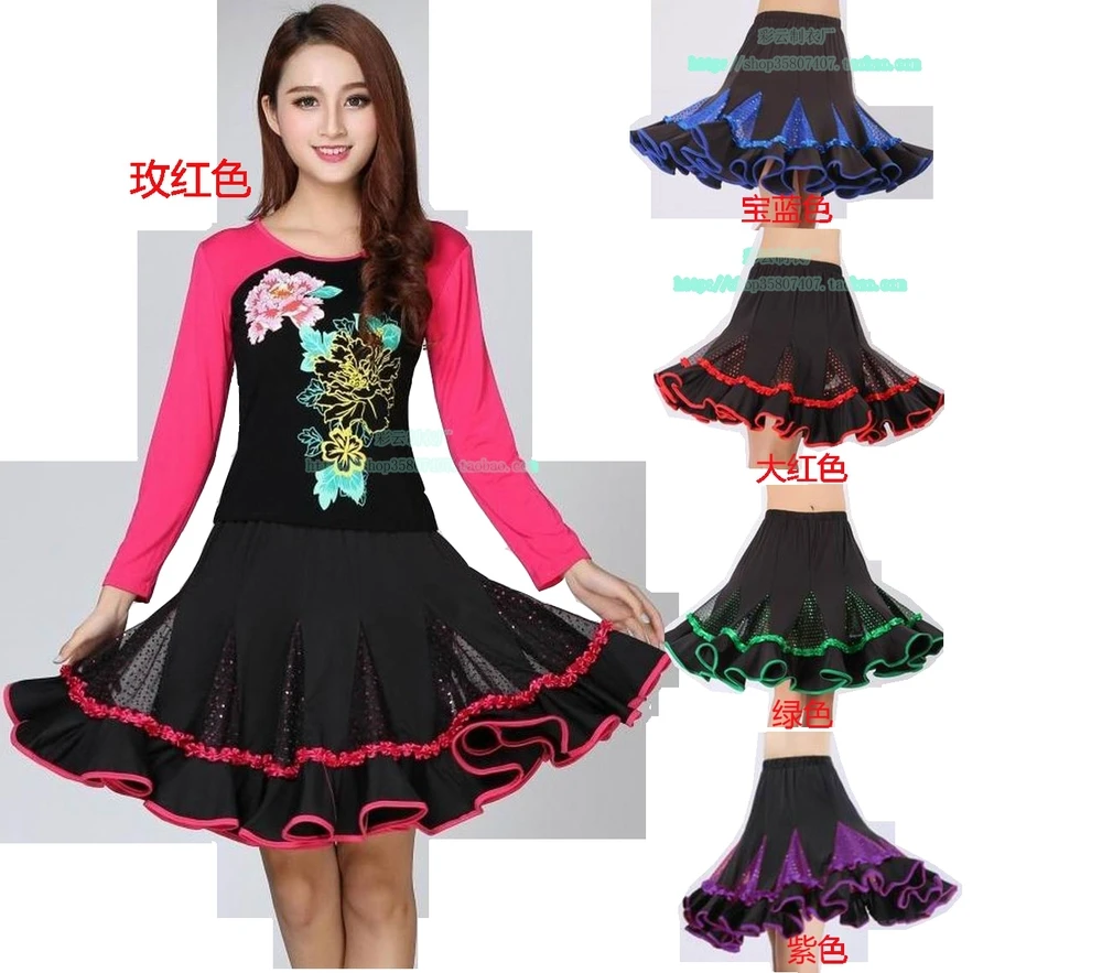 The new special authentic Square Dance Jitterbug sequined dress big