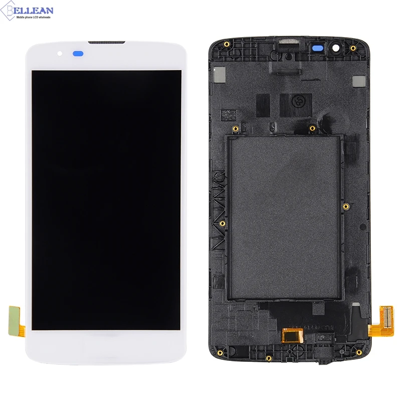 

Brand New K350 Lcd For LG K8 LTE K350 K370 K373 LCD Display With Touch Screen Digitizer Assembly With Frame 10pcs Free DHL