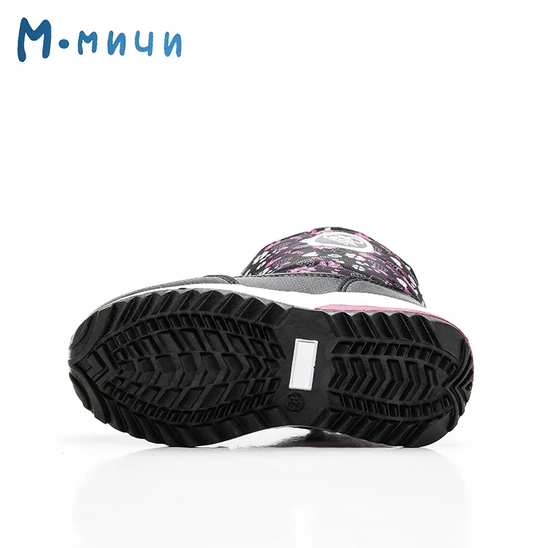 Из Москвы) Mmnun ботинки для девочек зимняя обувь для девочек сапоги для девочки детская зимняя обувь детские сапоги для девочек обувь для девочек сапоги зима ботинки детские Размер 26-31 ML9629