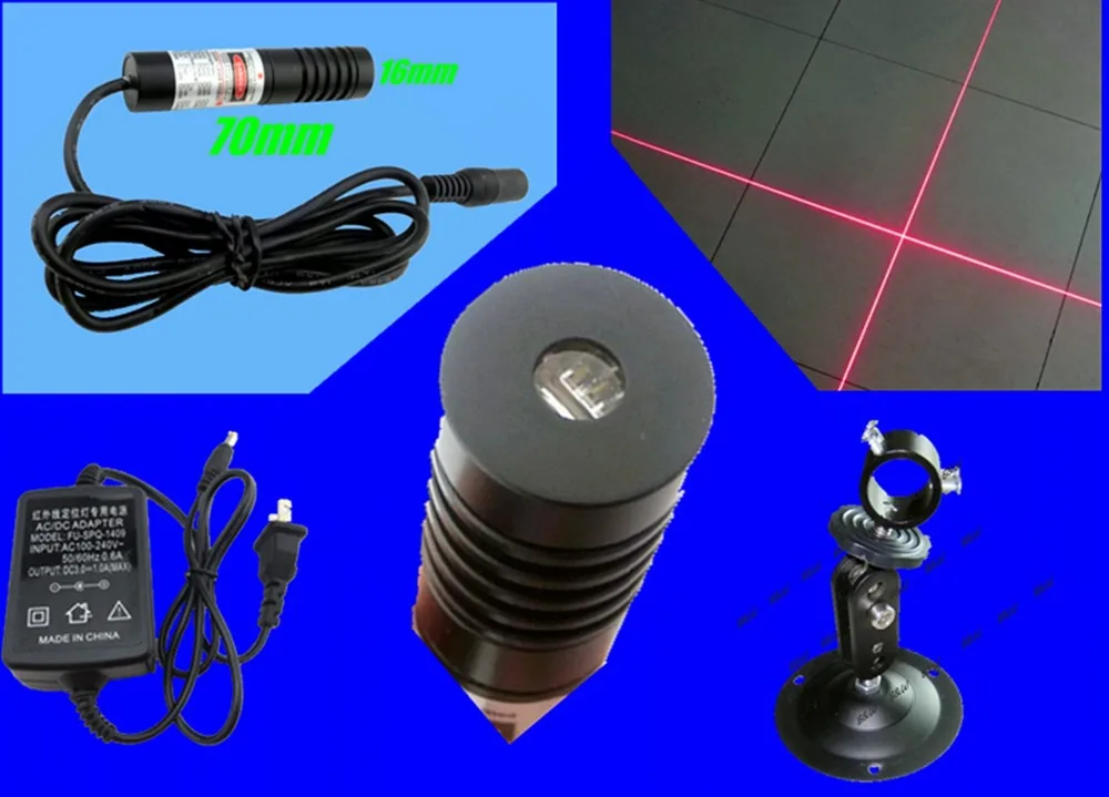 Highlight adjustable width 650nm100mW cross line laser large crosshair