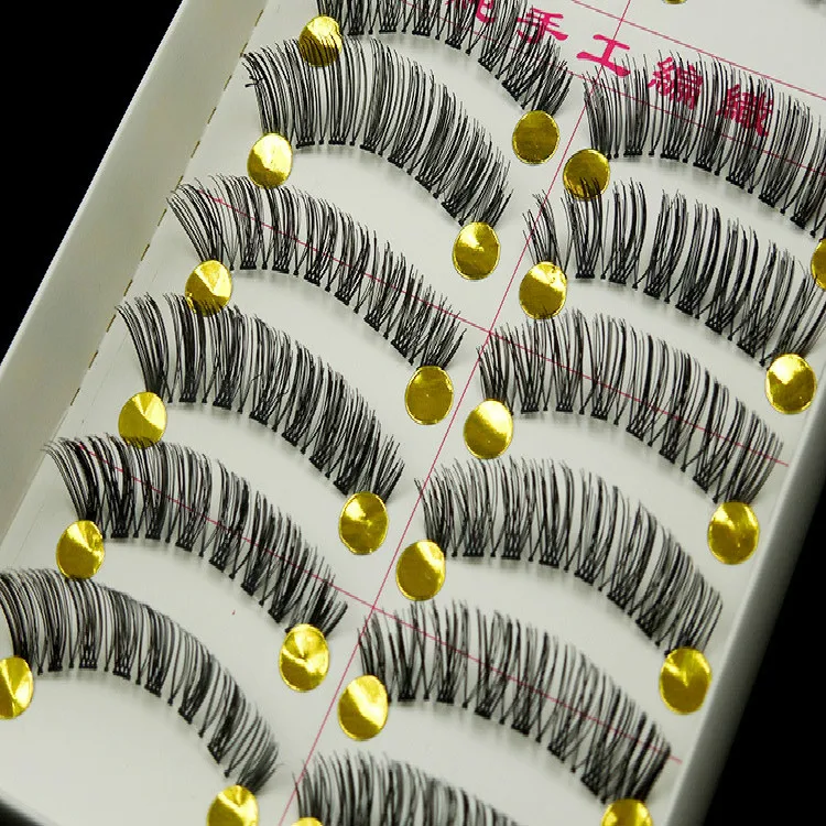 100boxes Excellent 4 different Styles False Eyelash Handmade Beauty thick long Fake Eyelashes