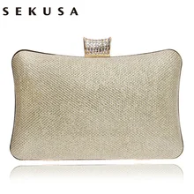 SEKUSA сумка-мессенджер Женская вечерняя сумка с цепочкой на плечо повседневные клатчи сумочка вечерняя сумка с блестками сумка-мессенджер Женская вечерняя сумка