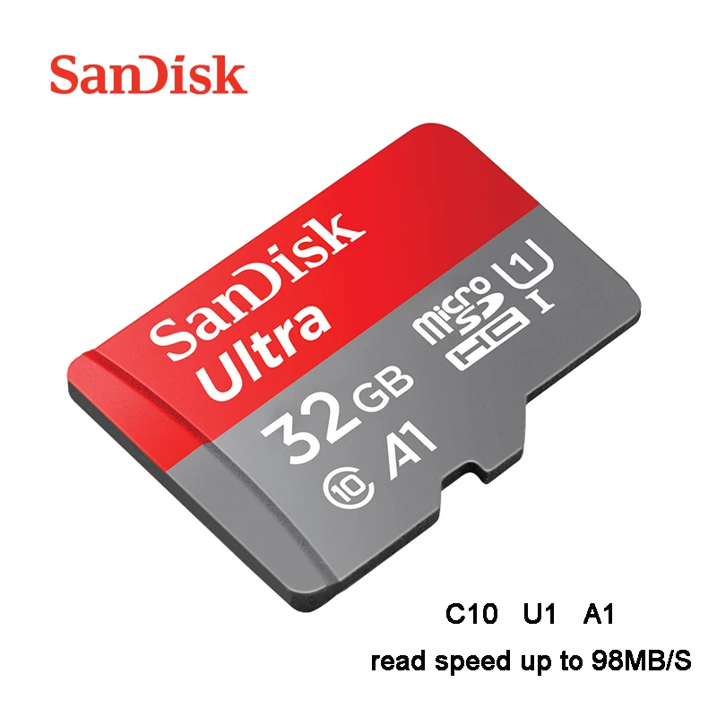 Карта памяти SanDisk Ultra 64 Гб 128 ГБ 256 Гб 400 Гб microSDXC 32 Гб 16 Гб microSDHC TF карта класс 10 A1 UHS-I карта micro SD