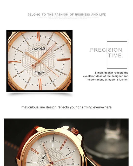 Yazole Brand Luxury Famous Men Watches Business Mens Watch Male Clock Fashion Quartz Watch Relogio Masculino reloj hombre 2018 -