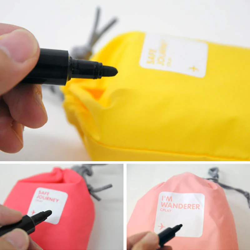 4 шт./компл., сумка для хранения вещей Водонепроницаемый сумка-кисет нейлон Пылезащитный Многофункциональный Портативный аксессуары для путешествий