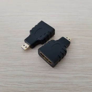 

2pcs HDMI Type A Female to Micro HDMI Type D Male Adapter Converter Connector for DV Camera Tablet to HD TV Projector