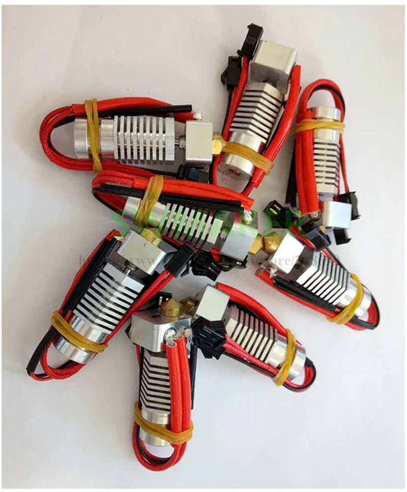 Высокая температура 400 градусов шестиугольник HOTEND комплект 1,75 мм все металлические Hotend для DIY Lulzbot RepRap 3D части принтера
