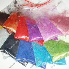 120 г x 1/25"(0,1 мм) Смешанные 12 Блестки для ногтей цвета Блеск для ногтей Пыль порошок для ногтей искусство и ремесла DIY Украшения