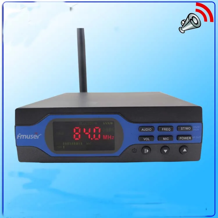 

2016 NEW 1W FM PLL radio broadcast transmitter 76-108mhz with PS antenna kit