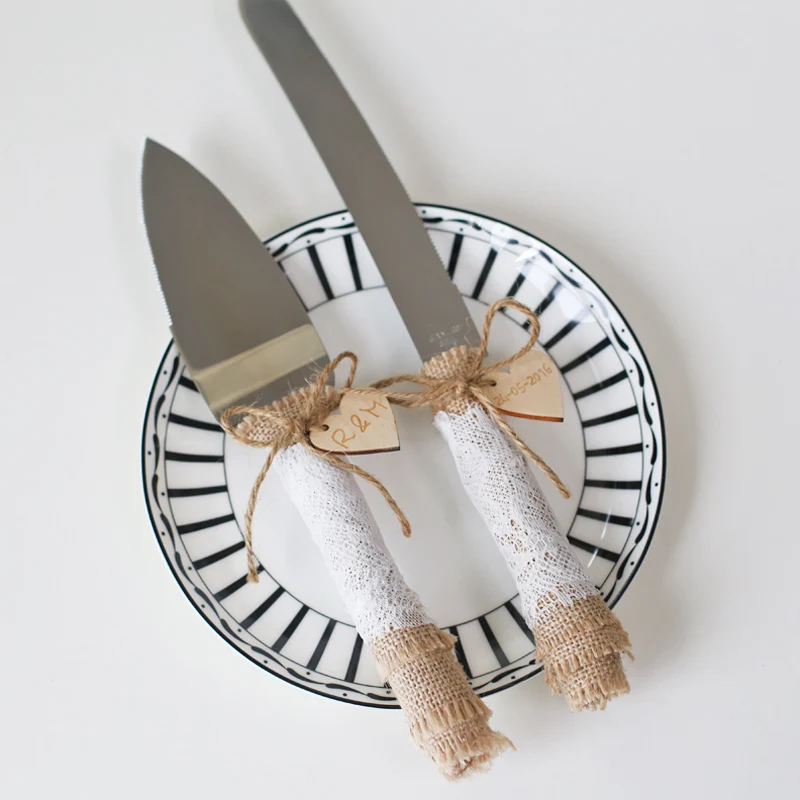 Personalized Cake Serving Knife Cake Cutter Set Wedding Cake Knife