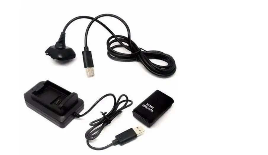 Игровые аксессуары с двумя аккумуляторами 4800 мАч+ зарядный кабель+ зарядная станция для Xbox 360 контроллер