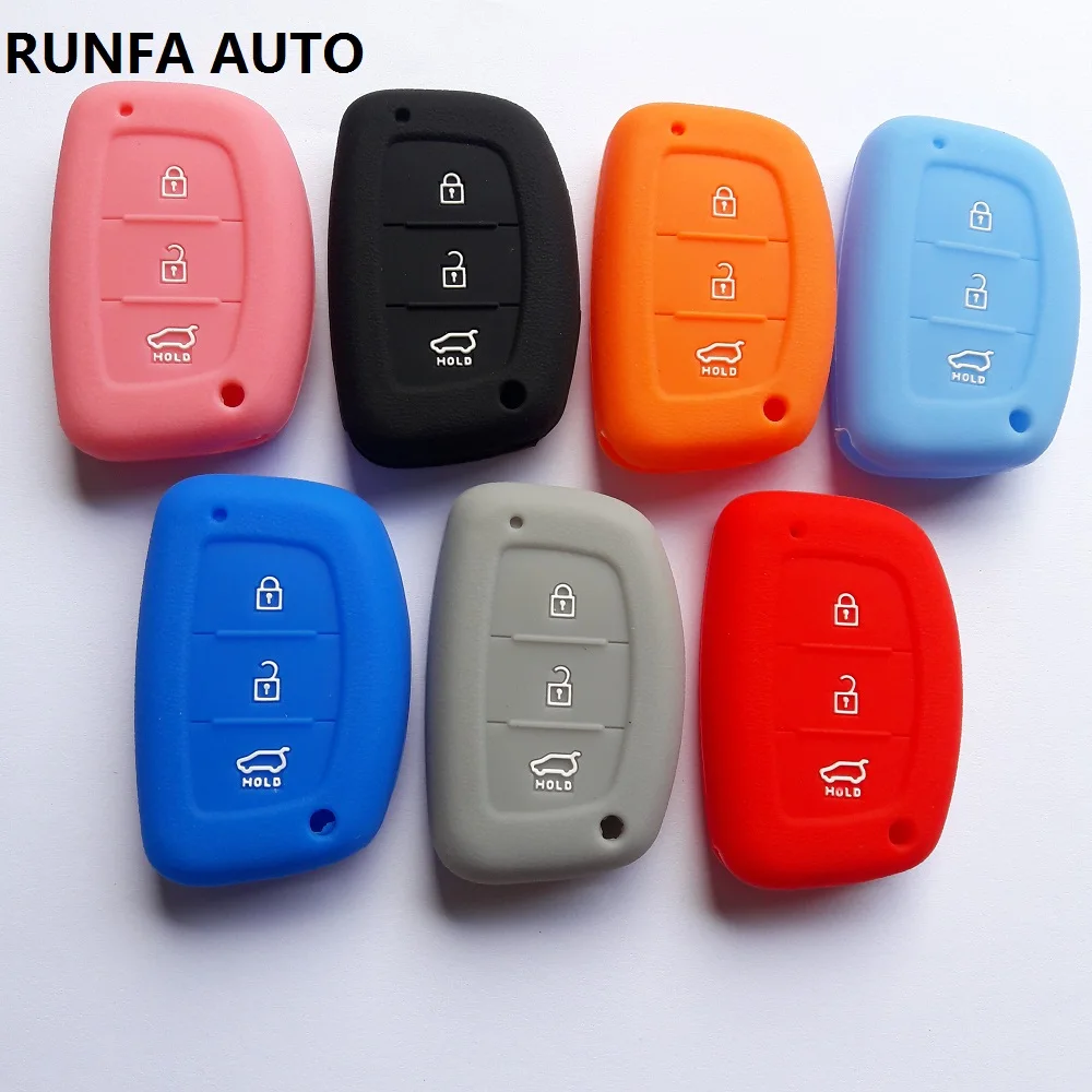RUNFAAUTO умный ключ дистанционного FOB оболочка Крышка для hyundai Creta Mistra Accent I10 Tucson Sonata Verna Elantra IX25 3 кнопки без ключа