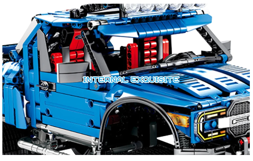 Technic Series Ford Raptor F-50 для SUV Pickup Trucks функция вытяжки строительные блоки игрушки для детей Совместимые Комплекты автомобилей