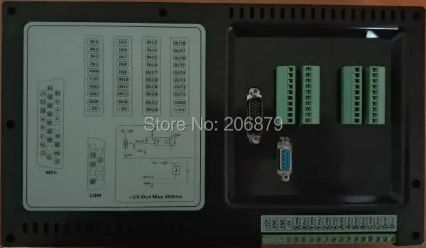 ЧПУ 5 оси 500 кГц RFID автономный контроллер движений в автономном режиме Поддержка RTCP заменить Mach3 USB контроллер 7 дюймов Экран