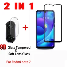 Закаленное стекло 9D для Redmi note 7 Pro 7A, Защита экрана для Redmi 7 K20 Pro, Защитное стекло для объектива камеры, полный Чехол