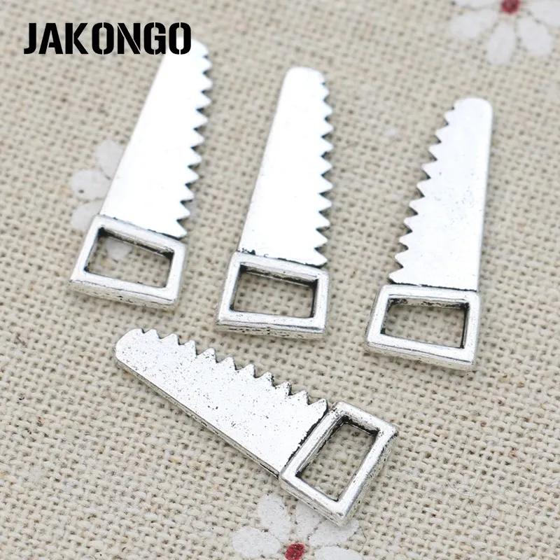 JAKONGO Античная Посеребренная пила Подвески для изготовления ювелирных изделий