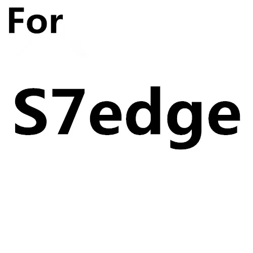 Прозрачный Ультратонкий Мягкий ТПУ чехол для samsung Galaxy S3 S4 S5 S6 S7 edge чехол для samsung Galaxy S10E S8 S9 S10 плюс - Цвет: S7edge