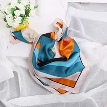 Женский носовой платок полотенце женское карманное полотенце цветочный узор Карманный квадратный носовой платок для девочек Подарки KR008