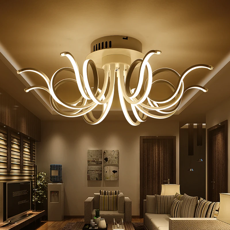 modern led ceiling Lights acrylic plafonnier Luminarias Abajur lamparas de techo for bedroom living room lighting lamp | Лампы и
