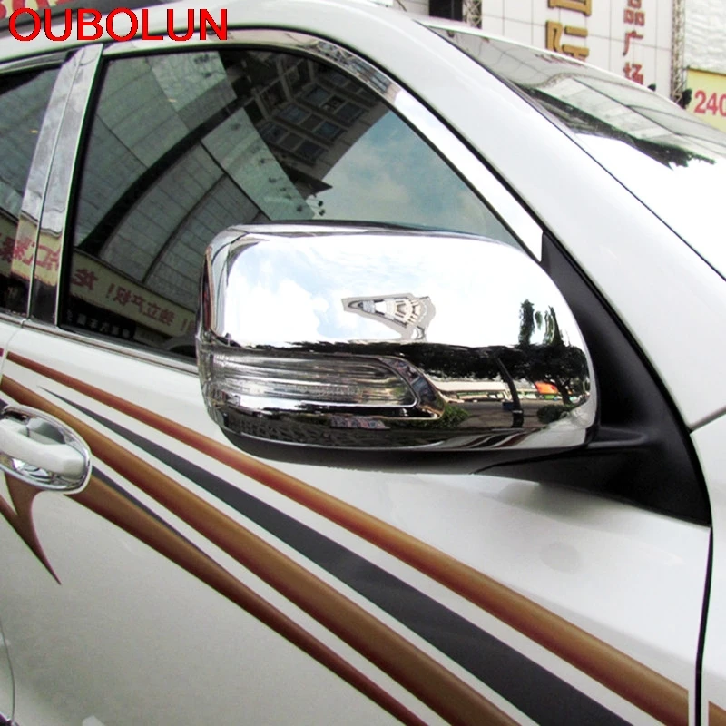 Подходит для Toyota Prado FJ150 FJ 150 2010 2011 2012 2013 2014 ABS хромированная крышка бокового