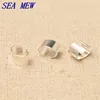 200 Uds 4,5*7mm de Metal de cobre C Clips de forma de Color plata hebilla de cierre fianza cuentas abalorios DIY joyería conectores resultados ► Foto 3/6