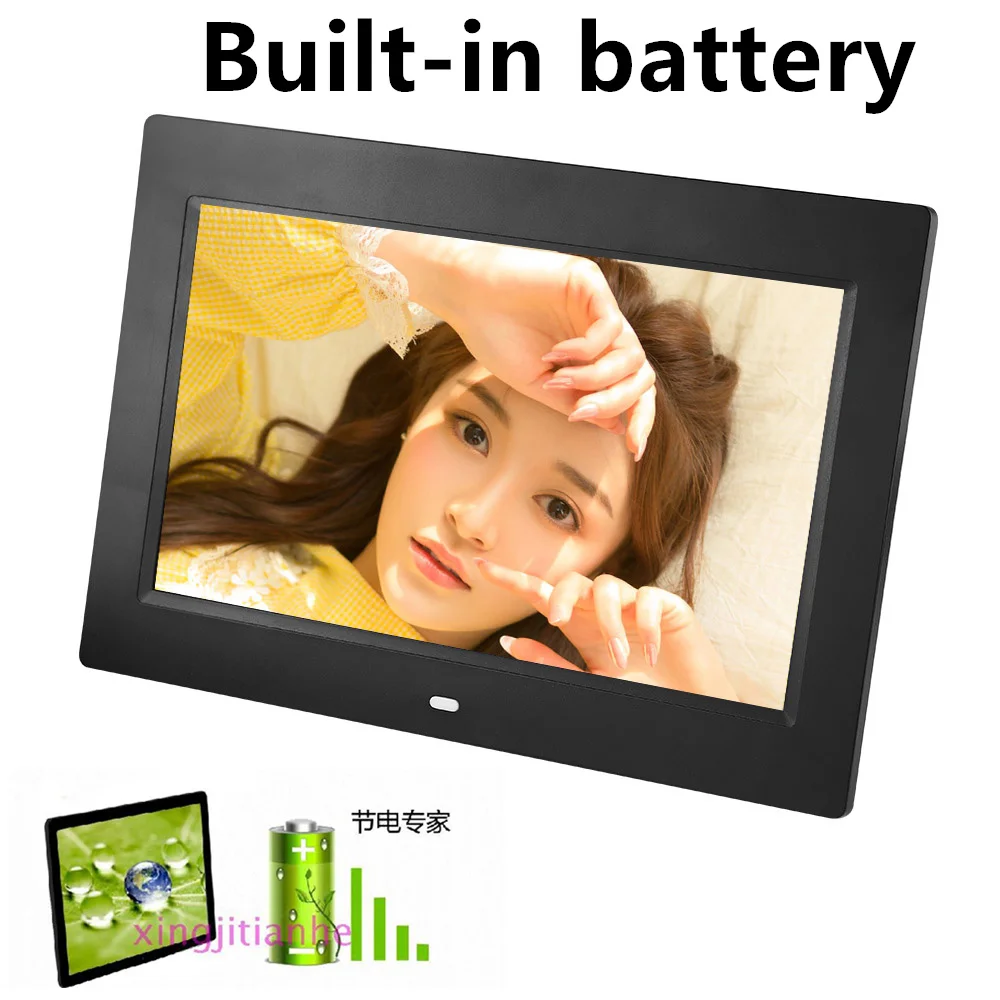 

Built-in battery 8 inch Digital Photo Frame LED Backlight HD 800*600 Screen Electronic Album Picture Music Video Good Gift