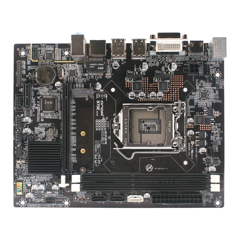 

Onda B75E Motherboard LGA 1155 DDR3 Memory 8GB SATA MSATA VGA/DVI/HDMI Main Board Intel B75 Processor ddr3 motherboard